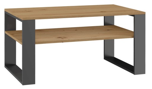 STOLIK KAWOWY MODERN 1P ARTISAN NOGA ANTRACYT