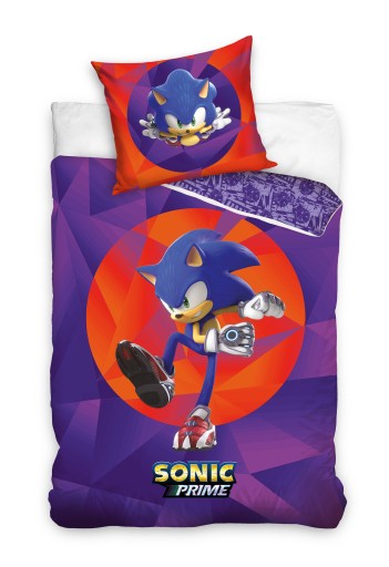 Pościel Sonic Prime dwustronna dziecięca netfilx