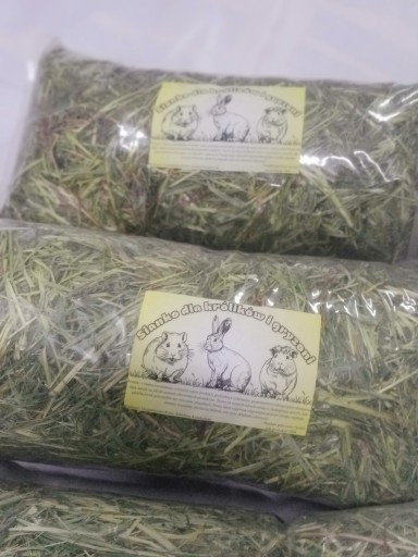 NATURALNE SIANO SIANKO 1kg DLA KRÓLIKA I GRYZONI JEDYNE TAKIE ŚWIEŻE 2024