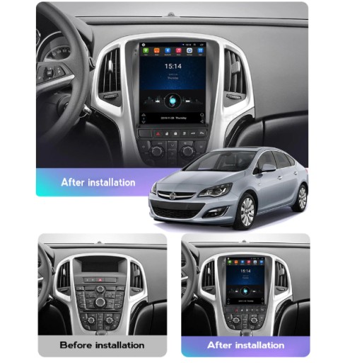 Radio dotykowe nawigacja TESLA Opel Astra J 2009-2019 Android GPS 2/32GB