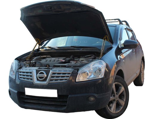 SIŁOWNIKI TELESKOPY MASKI PRZÓD NISSAN QASHQAI J10