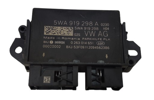 STEROWNIK MODUŁ PDC VW GOLF 5WA919298A