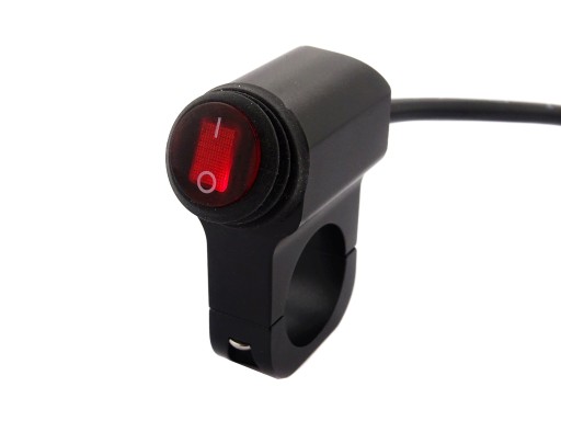 WŁĄCZNIK PRZEŁĄCZNIK WYŁĄCZNIK LAMP LIGHTBARÓW NA KIEROWNICĘ 25,4MM 1 CAL
