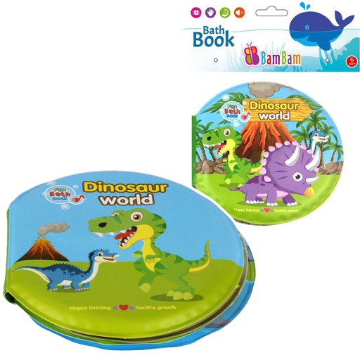 KSIĄŻECZKA DO KĄPIELI PISZCZAŁKA ŚWIAT DINOZAURÓW