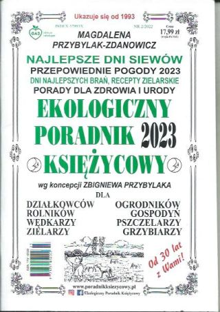 EKOLOGICZNY PORADNIK KSIĘŻYCOWY 2023 NOWOŚĆ!
