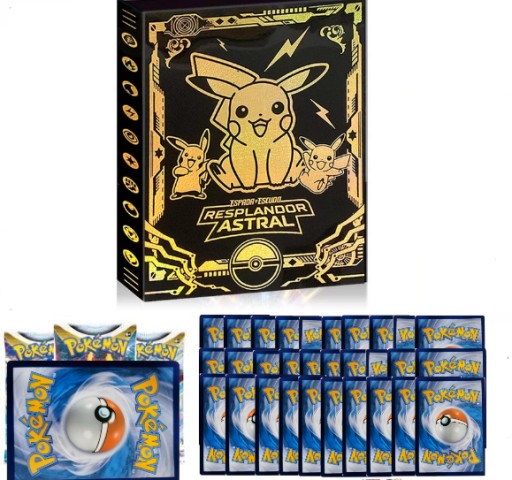 ALBUM KLASER POKEMON NA 240 KART 100 KART gratis 1