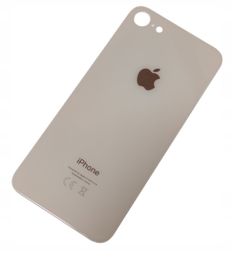 Klapka baterii Plecki iPhone 8 gold ZŁOTA DUŻE OCZKO CE