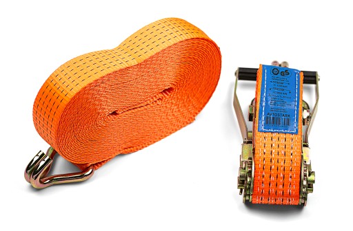 Pas transportowy 14m/50mm/5T pasy transportowe z napinaczem cert. TUV GS