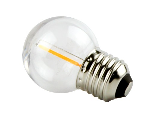 ŻARÓWKA LED E27 1W 2700K 50lm FILAMENT G45