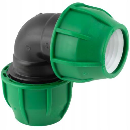 KOLANO KOLANKO SKRĘCANE ŁĄCZNIK do łączenia RURY WĘŻA 63mm PE Fi 63x63
