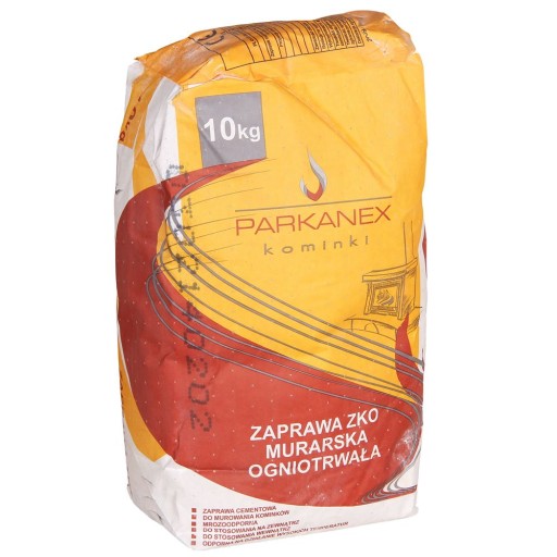 Zaprawa murarska ognioodporna DO MUROWANIA KOMINA PALENISK 10 KG