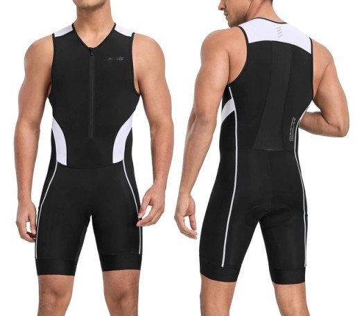 Santic Męski Triathlonowy Kombinezon Wyściełany Bez Rękawów L