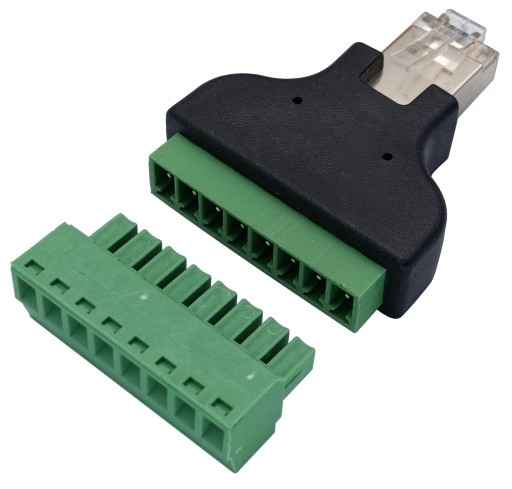 Wtyk RJ45 FTP Zaciski śrubowe