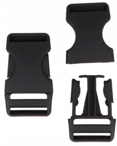 KLAMRA PLASTIKOWA ZATRZASKOWA 3cm ZAPIĘCIE DO PASKA TAŚMY PLECAKA 30mm