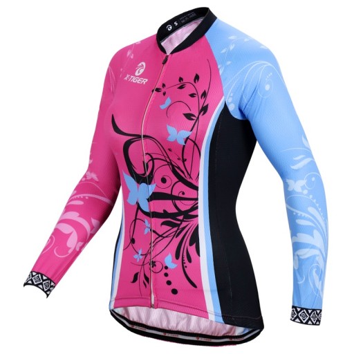 BLUZY DAMSKIE ROWEROWE CIEPŁE WYGODNE DOPASOWANE I STYLOWE X-TIGER PRO S