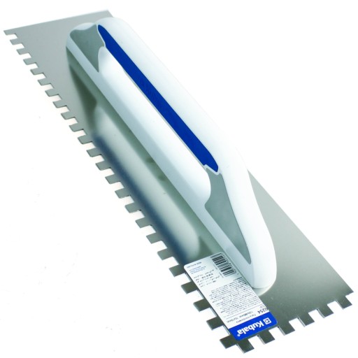 KUBALA Paca nierdzewna zębata 130x480mm 10x10 0254