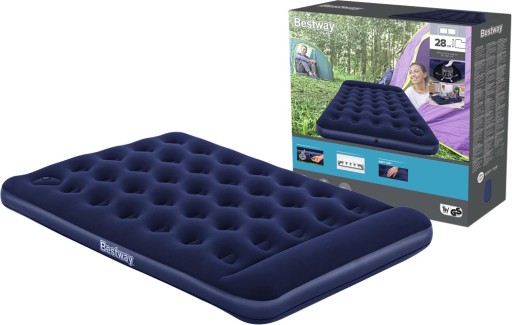 Materac dwuosobowy z pompką 191 x 137 x 22/28cm Bestway 67225