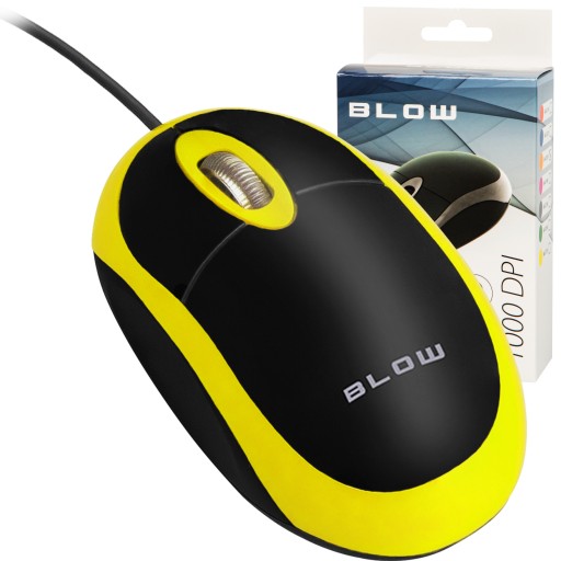 MYSZ OPTYCZNA MYSZKA PRZEWODOWA USB 1000 DPI DO KOMPUTERA LAPTOPA CICHA
