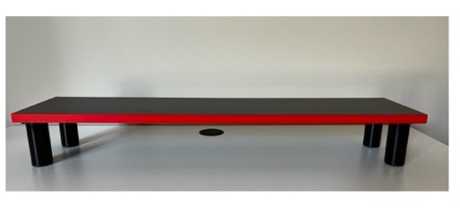 NADSTAWKA DO BIURKA 82 CM DWUKOLOROWA REGULOWANA