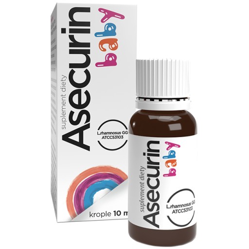 ASECURIN BABY Krople probiotyk dla dzieci 10ml