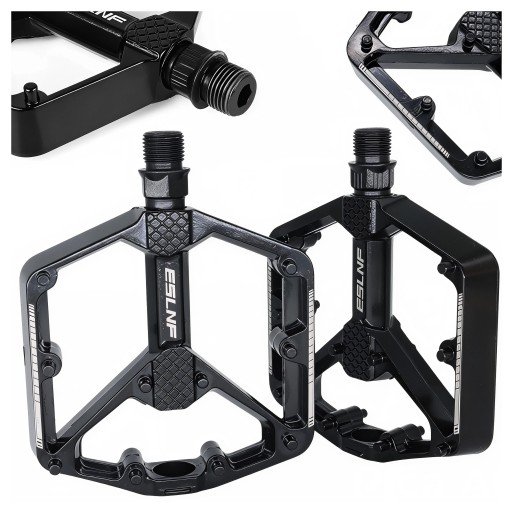 PEDAŁY ROWEROWE PLATFORMOWE ALUMINIUM PINY MTB BMX 9/16