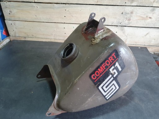MOTOROWER SIMSON SR50 SR51 ZBIORNIK BAK OKAZJA ORYGINAŁ DDR
