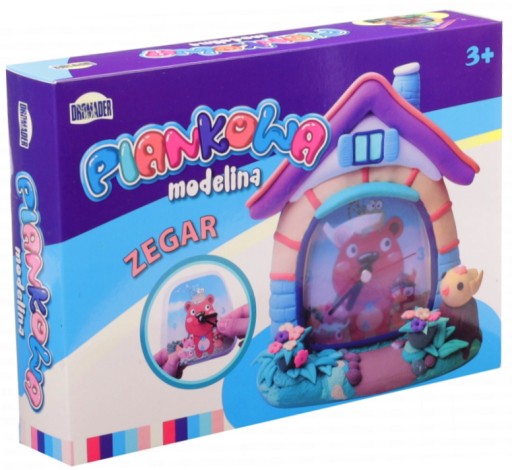 PIANKOLINA MASA MODELINA PRAWDZIWY ZEGAR ZRÓB SAM
