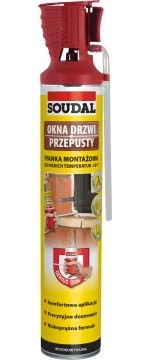 SOUDAL PIANKA MONTAŻOWA WĘŻYK 750ML ZIMOWA