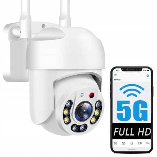 KAMERA OBROTOWA 5G WiFi Zewnętrzna FULL HD