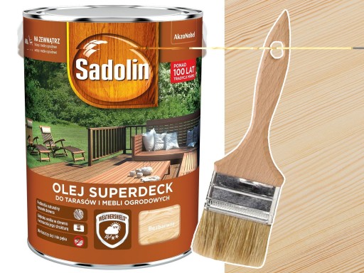 Sadolin SUPERDECK olej do tarasu Bezbarwny 5L
