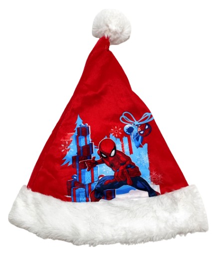 Czapka Świętego Mikołaja Świąteczna czapka Spider-Man Marvel