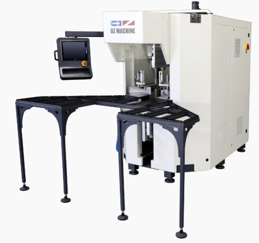 Oczyszczarka CNC naroży profili PCV - ORBIT V