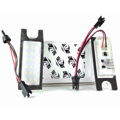 LED PODŚWIETLENIE TABLICY REJESTRACYJNEJ LAMPY
