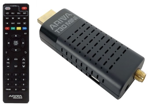 Tuner DVB-T2 H.265 HEVC Dekoder Telewizji Naziemnej Ferguson Ariva T30 mini