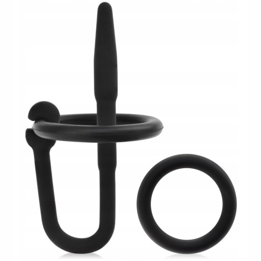 SILIKONOWY DILATOR + RING NA ŻOŁĄDŹ ZATYCZKA CEWKI