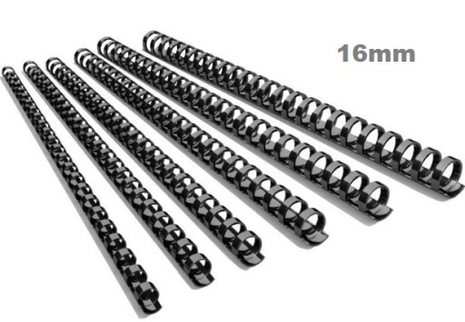 GRZBIETY do BINDOWANIA 16mm od126do145 kart 100szt