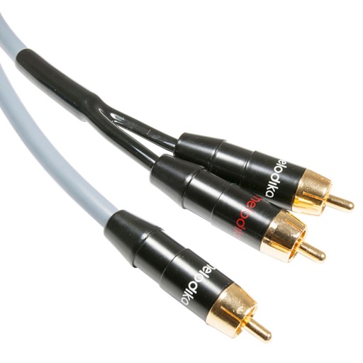 KABEL DO SUBWOOFERA TYPU Y 1x RCA - 2x RCA MELODIKA MDSWY100G GUNMETAL 10m