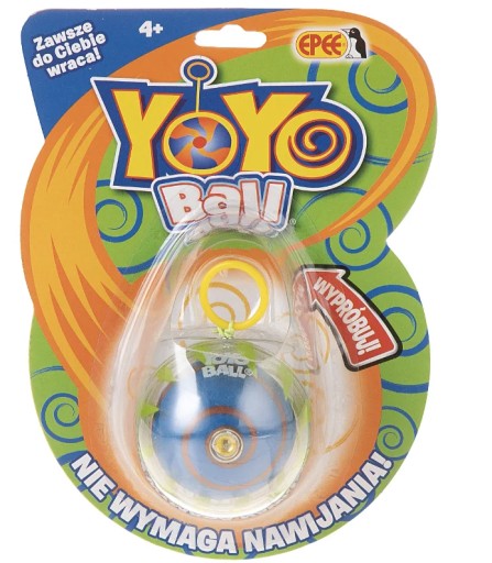 EPEE YoYo Ball Zielony blister niebieskie yoyo spirala