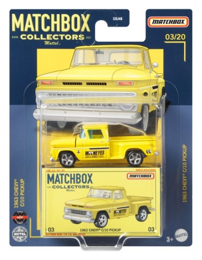 MATCHBOX SAMOCHODZIK PREMIUM 1963 CHEVY C10 PICKUP