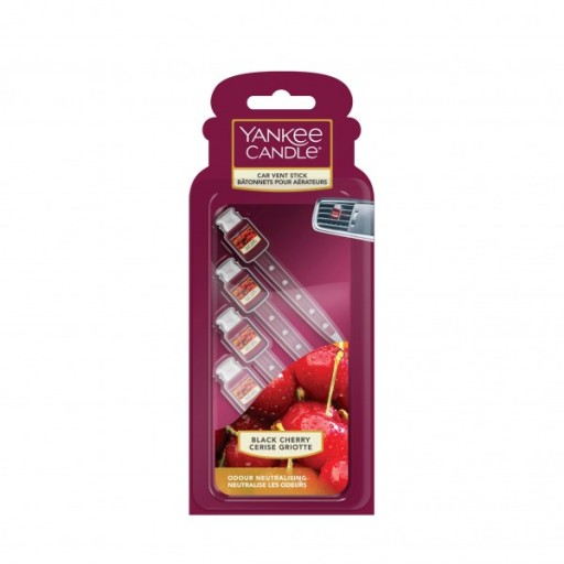 Zapach do auta Vent stick Black Cherry Yankee cand