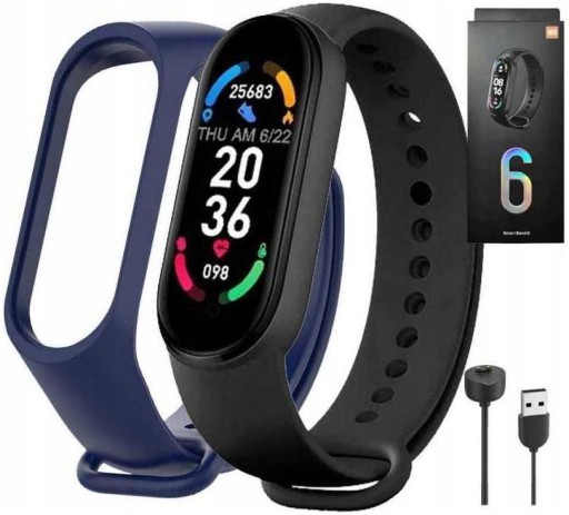 OPASKA SPORTOWA SMARTWATCH SMARTBAND M6 ZEGAREK