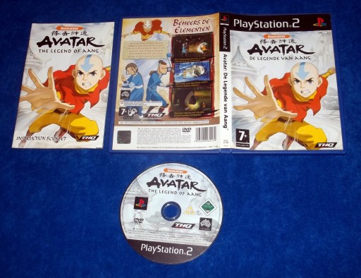 AVATAR THE LEGEND OF AANG PS2 PLAYSTATION 2 jak BURNING EARTH INTO INFERNO