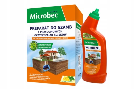 PREPARAT DO SZAMB OCZYSZCZALNI 1KG WC ŻEL 500ML