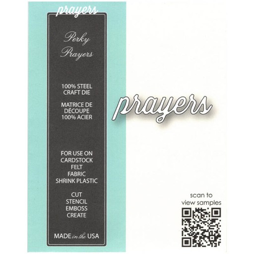 Wykrojnik - Memory Box - Perky napis Prayers
