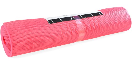 MATA YOGA DO ĆWICZEŃ FITNESS DAMSKA RÓŻOWA JOGI