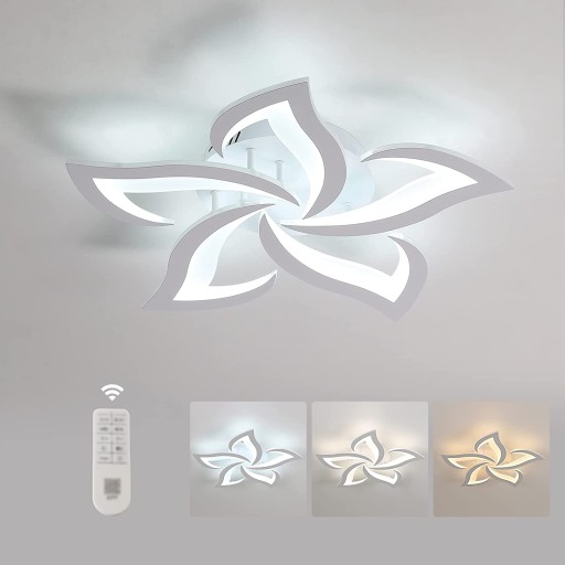 LAMPA SUFITOWA LED ŻYRANDOL 40W+PILOT APP KONTROLA