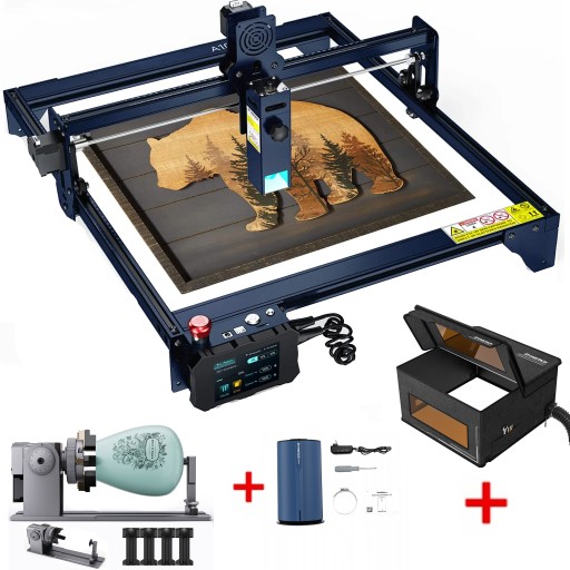 Grawer Laserowy ATOMSTACK A10 Pro 10 W +ATOMSTACK R1+ATOMSTACK D2 + FB2