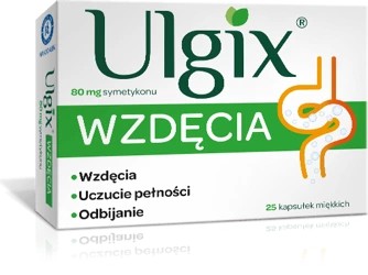 ULGIX WZDĘCIA 80MG 25KAPSUŁEK
