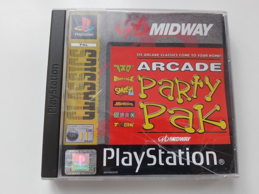 ARCADE PARTY PAK PSX PS1 PAL * ENG
