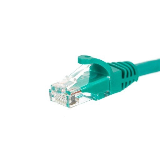 Patchcord RJ45, kat. 5e UTP, 5m, Netrack, zielony